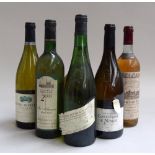 2006 Gaston Dorleans, Vouvray (1); 1996 Greenwich Meridian, Bordeaux (1); 1984 Chateau du Chamberou,