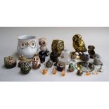 A small collection of owls