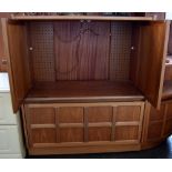 A midcentury Nathan cabinet 92 x 46 x 106cmH