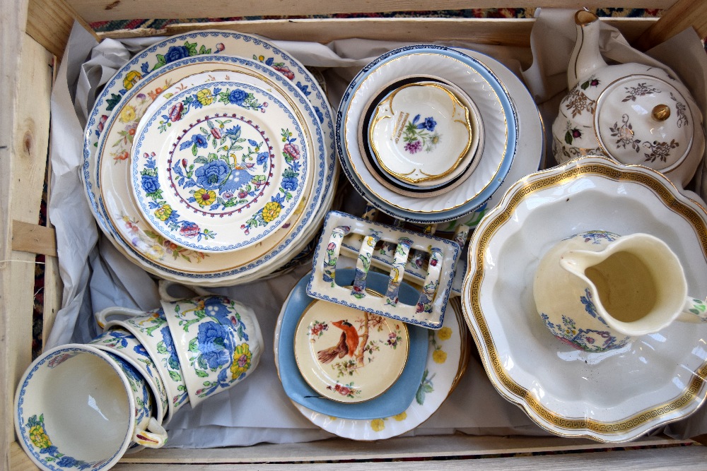 A large quantity of vintage tea wares and other items including Mason's and Royal Doulton