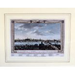 A Hogg (1778-1828, British) An Elegant and Correct View of London, 1784,print, framed,