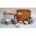 A Japanese tea service and other oriental ceramics