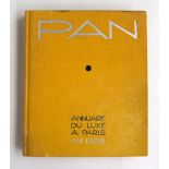 Pan Annuaire du Luxe a Paris, An 1928. Paris: Paul Poiret, 1928. First edition, all published.