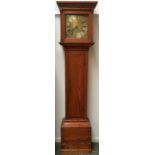 A long case clock by JO Band of Bridgwater,