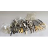 A quantity of flatware,