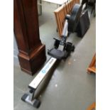 A Roger Black 'Air Rower' rowing machine, about four years old with little use,