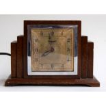 An Art Deco Ferranti clock, made in England,