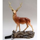 A large Beswick stag in perfect condition, bears label,