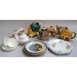 A mixed lot of ceramics,