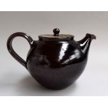 A Boscean Pottery Tenmoku teapot by Scott Marshall (ex Leach), Lumo 64P,