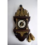 A Dutch style Zaandam clock,