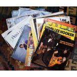 A collection of mainly blues vinyl LPs - George Thorogood; Jeff Healey Band; Robert Cray Band;