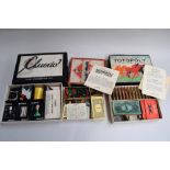 A selection of vintage games including Waddington's Campaign, Test Match, Formula 1, Astron,