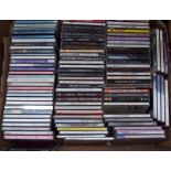 A box of CDs to include Elton John; George Hiatt; The Police; Primal Scream;