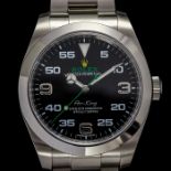 A GENTLEMAN’S OYSTERSTEEL ROLEX OYSTER PERPETUAL AIR-KING BRACELET WATCH DATED FEB 2018, REF