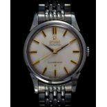 A RARE GENTLEMAN’S STAINLESS STEEL OMEGA CONSTELLATION WRIST WATCH CIRCA 1960, REF 14381, Movement: