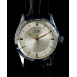 A RARE GENTLEMAN’S ROLEX OYSTER PERPETUAL 6532 Circa 1958, ref 6532 “Deep Sea”, bullseye dial with