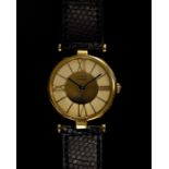 A LADIES GOLD PLATED CARTIER MUST DE WRIST WATCH Cartier Must De 109718 Argent Watch WITH RARE