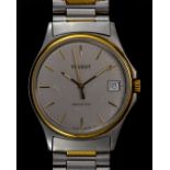 A GENTLEMAN’S STEEL & GOLD PLATED TISSOT SEASTAR BRACELET WATCH WITH DATE Movement: Quartz Case: