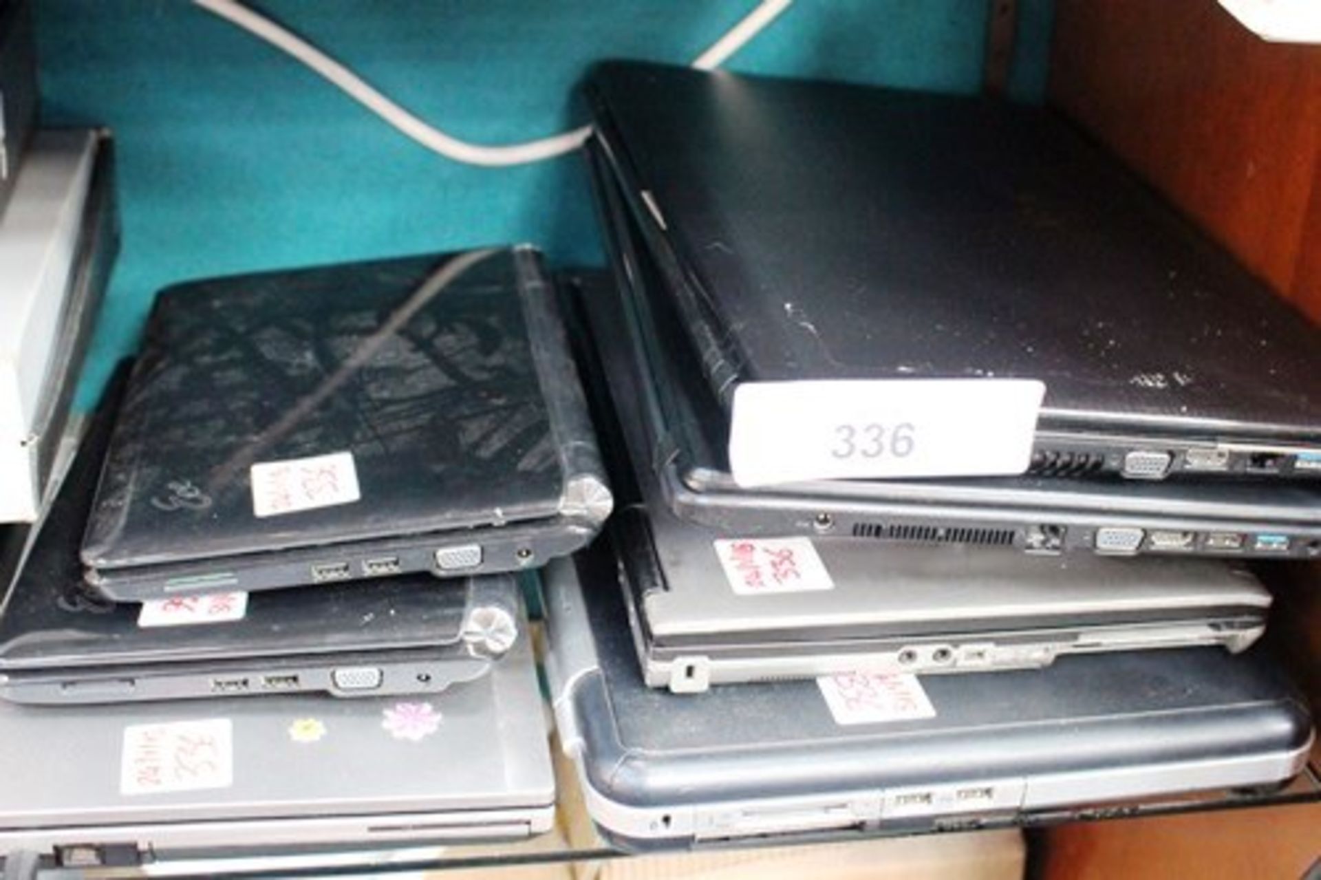 8 x Used laptops, including HP Elite book, EEE, Sony vaio etc - Used, untested (C3)