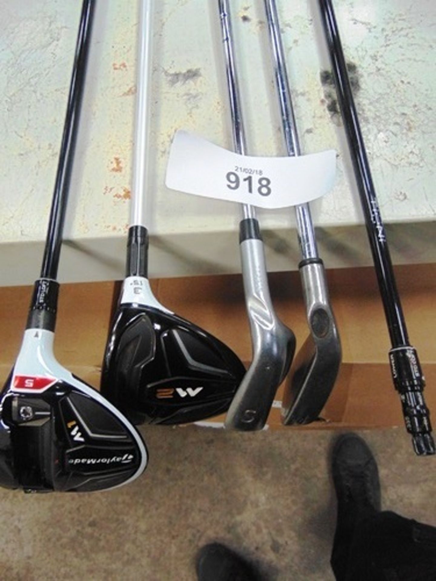 1 x Taylormade M2 No. 3 club, 1 x Taylormade M1 No. 5 club, 1 x Ping 120 sand wedge, 1 x Callaway - Image 2 of 3