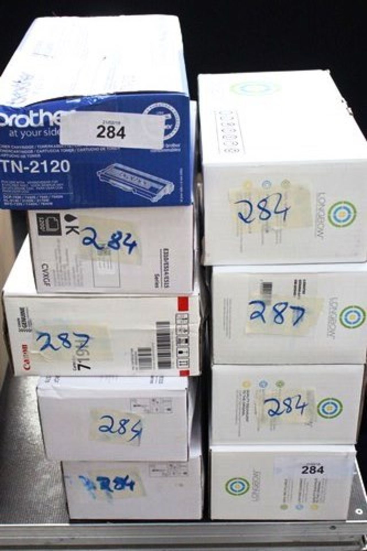 9 x toner cartridges including Brother, Canon, Long Bow etc. - Sealed new (C6)