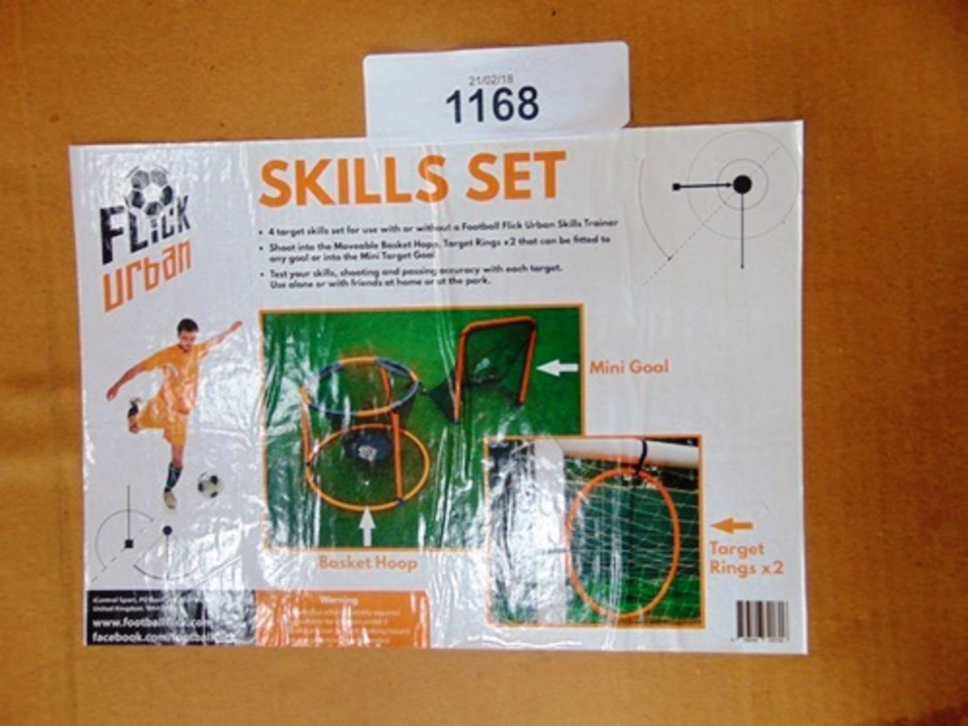 Flick Urban skill set football targets together with Quick Play ultra-portable goal, 4.88 x 2.