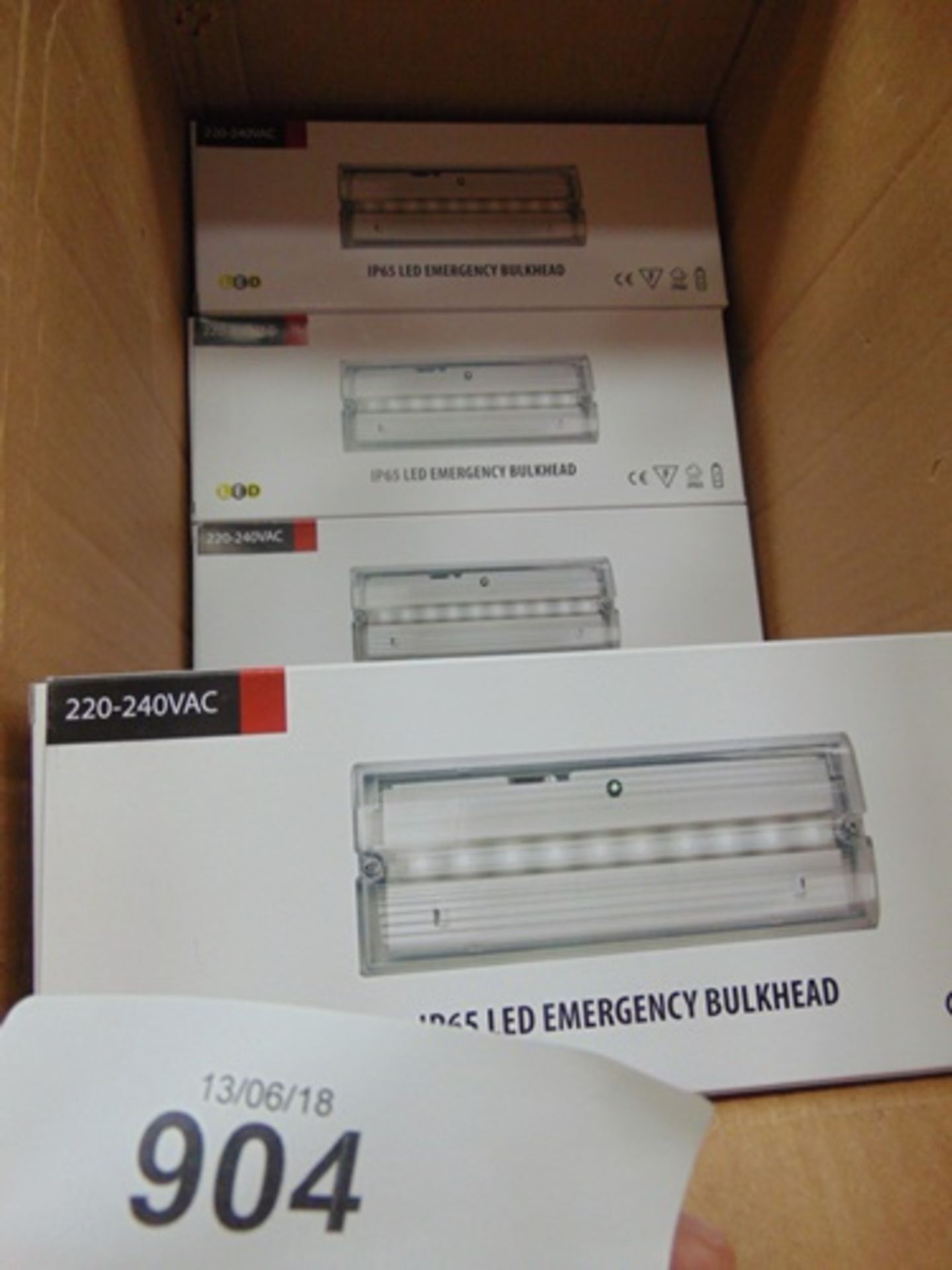 10 x Channel, meteor, low profile, led bulk head, IP65 protection, Code E/ME/M3/LED/IP65 - New in