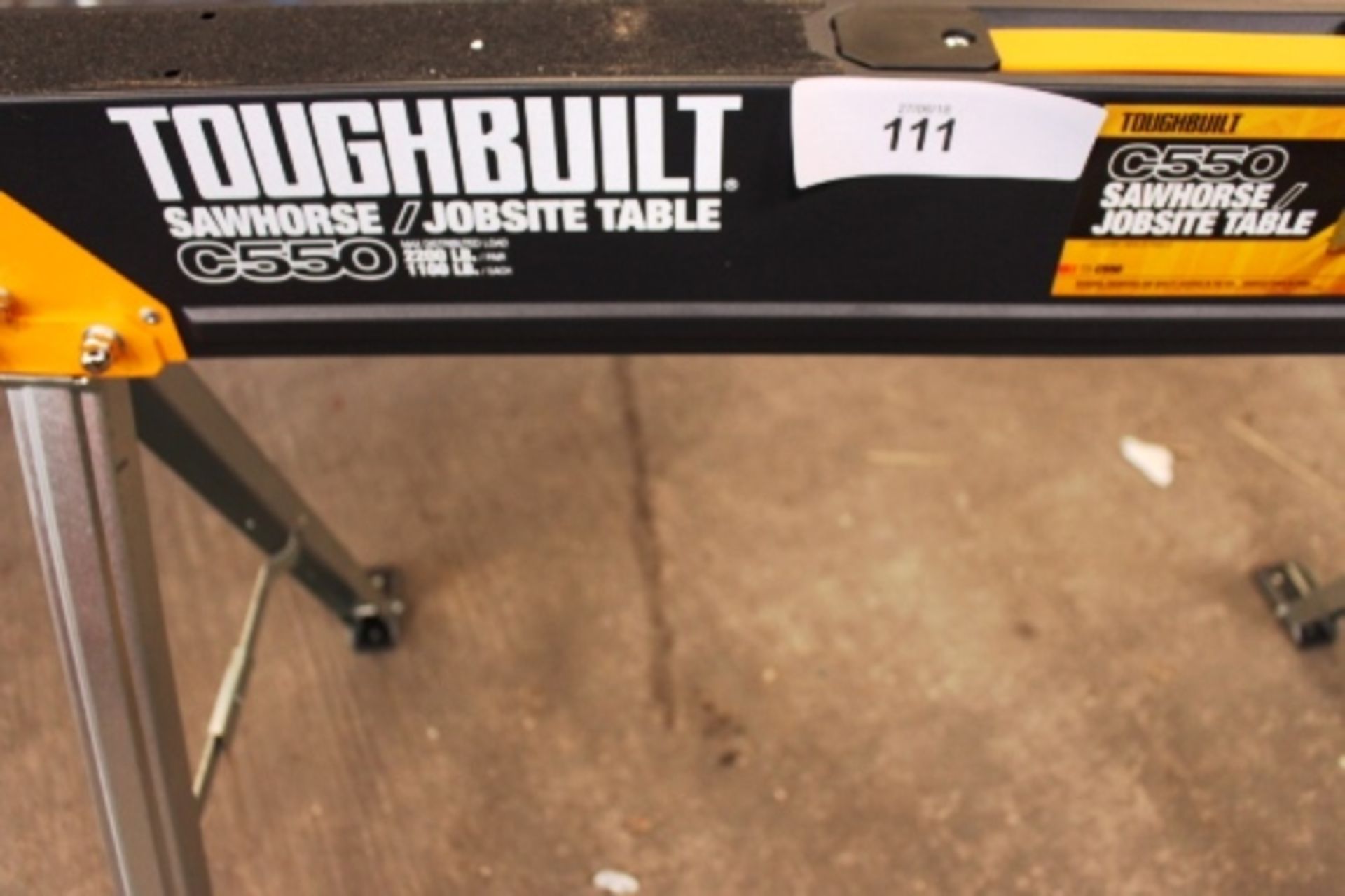 Toughbuilt saw horse job site table - New in box (TC1 Floor) - Image 2 of 3
