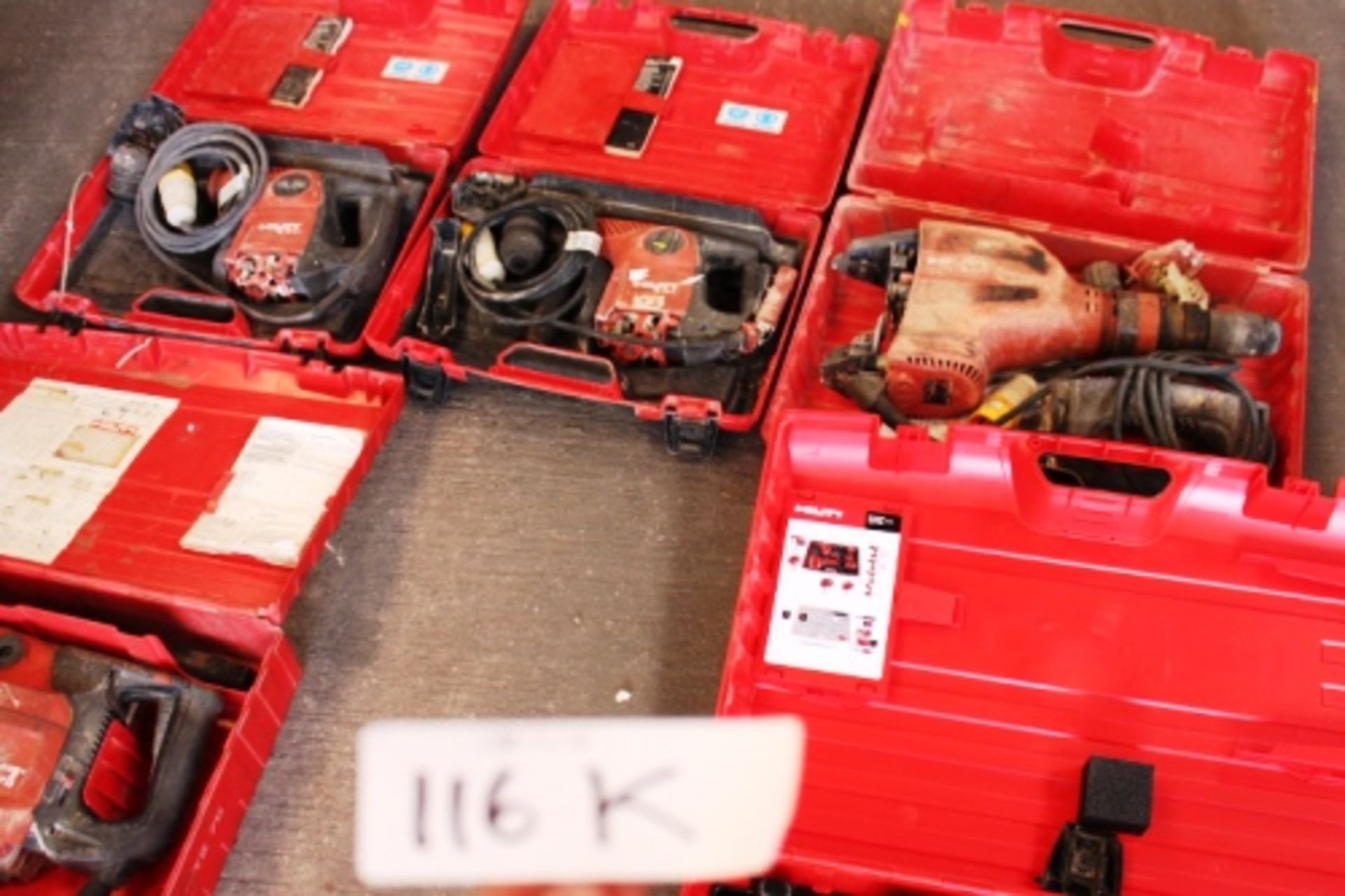 1 x Hilti TE60 ATC, cased,1 x Hilti TE763 breaker, 110V, cased 1 x Hilti TE1000 AVR cased,Hilti - Image 8 of 8