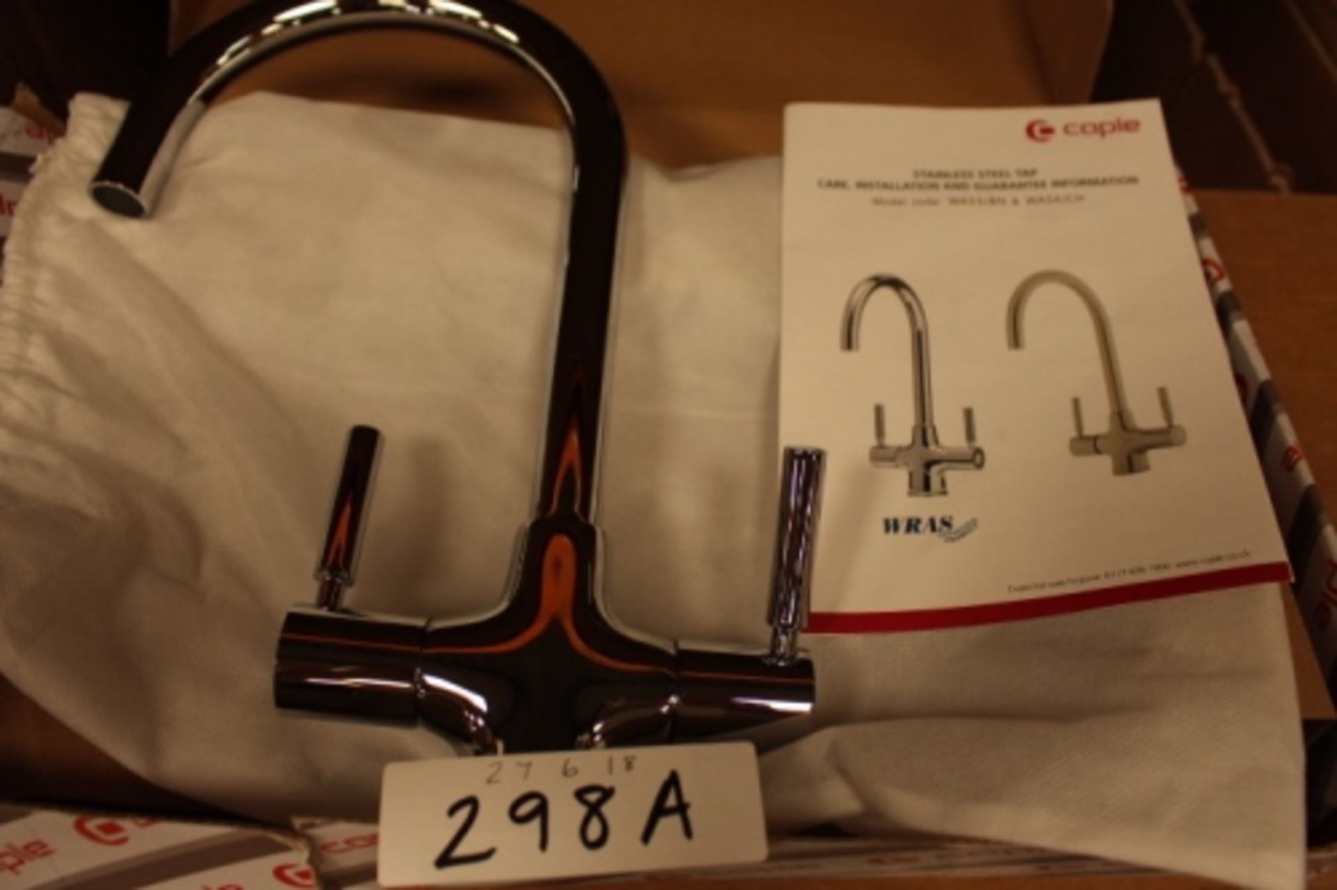 A Caple Washington polished chrome mono mixer tap, Model WAS4/CH - New in tatty box (B28)