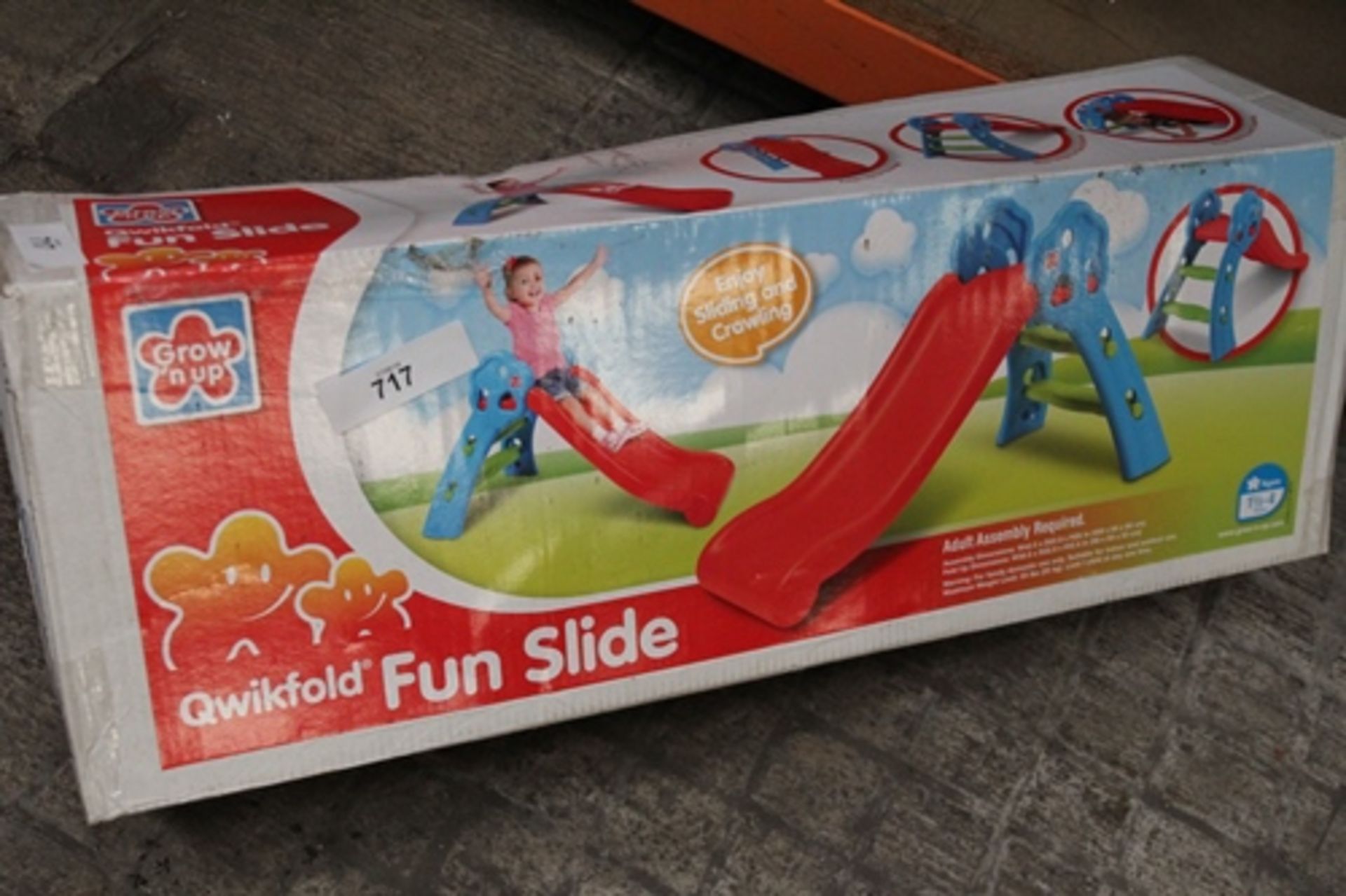 A grow n up, quickfold fun slide. Item number 50103526 - New in open box (27)