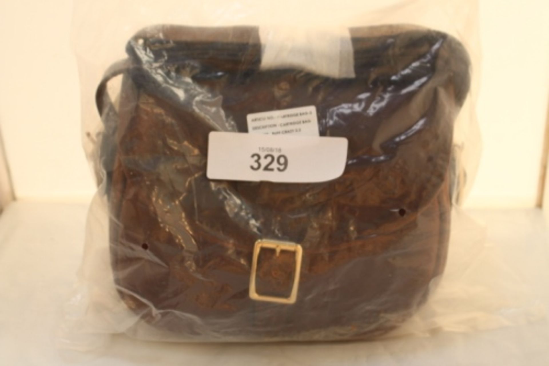 1 x Teales Premier leather cartridge Bag, RRP £129 - New (C10)