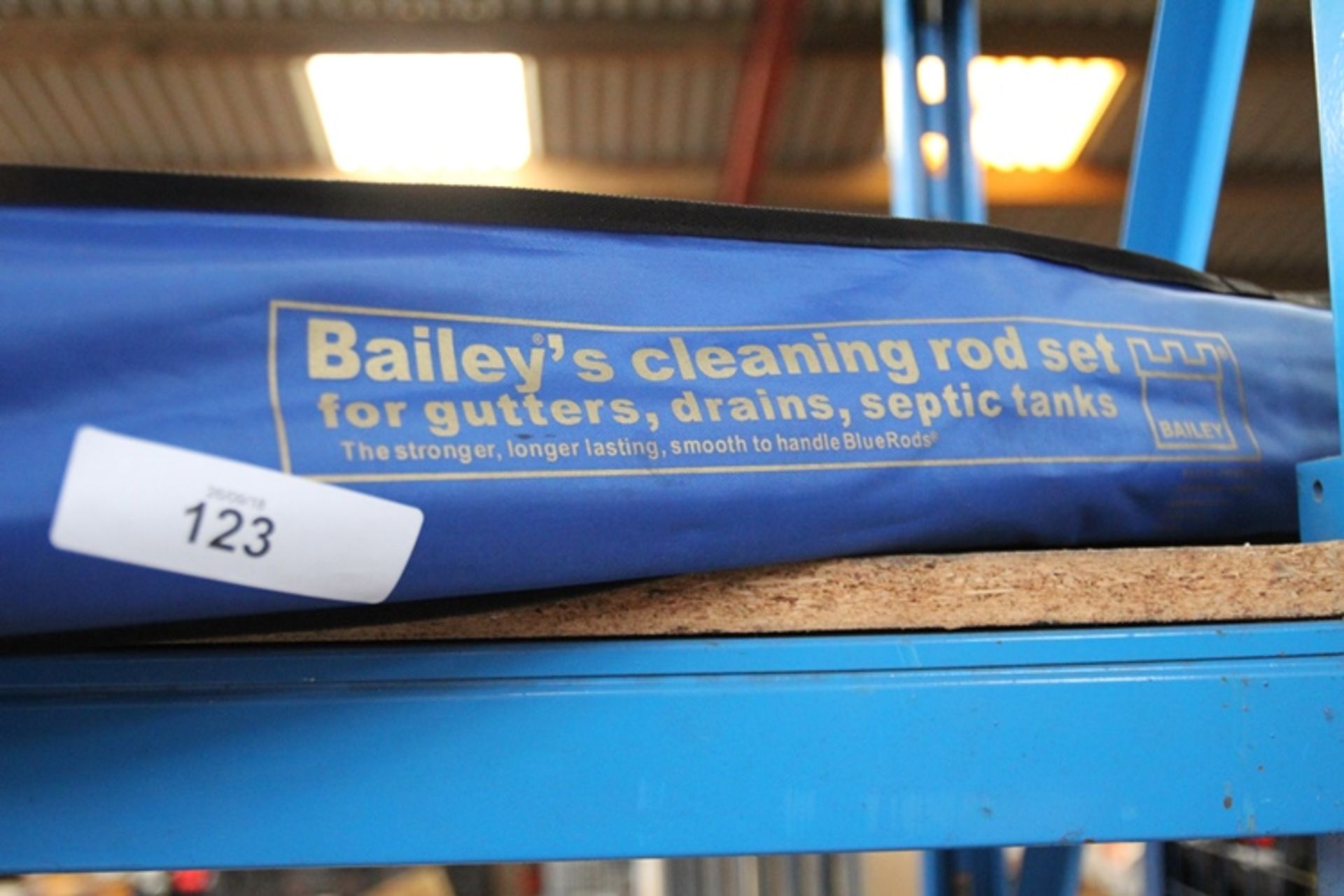 1 x Bailey's cleaning rod set for gutters, drains and septic tanks (BR1)