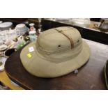 A WW1 pattern pith helmet