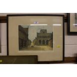 Dorothy Sweet, pencil signed aquatint depicting St