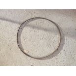 A Victorian child's metal hoop