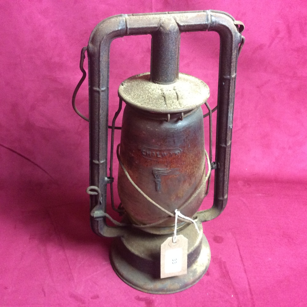 A Chalwin hurricane lamp