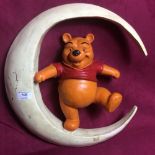 A vintage Winnie the Pooh sign, 40cm diameter