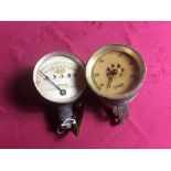 Two Edwardian speedometers