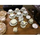 A quantity of Royal Worcester "Lavinia" teaware