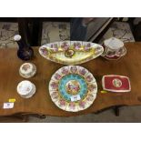 A collection of assorted china to include