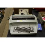 An IBM typewriter