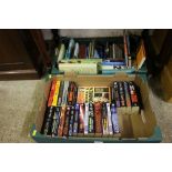 Two boxes of books