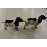 Two Beswick dogs