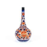 An Imari bottle vase, decorated in the traditional manner, 31cm high