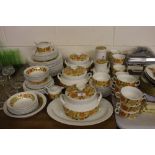 A 1970's Spanish ironstone dinner set