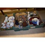 Three boxes of various sundries