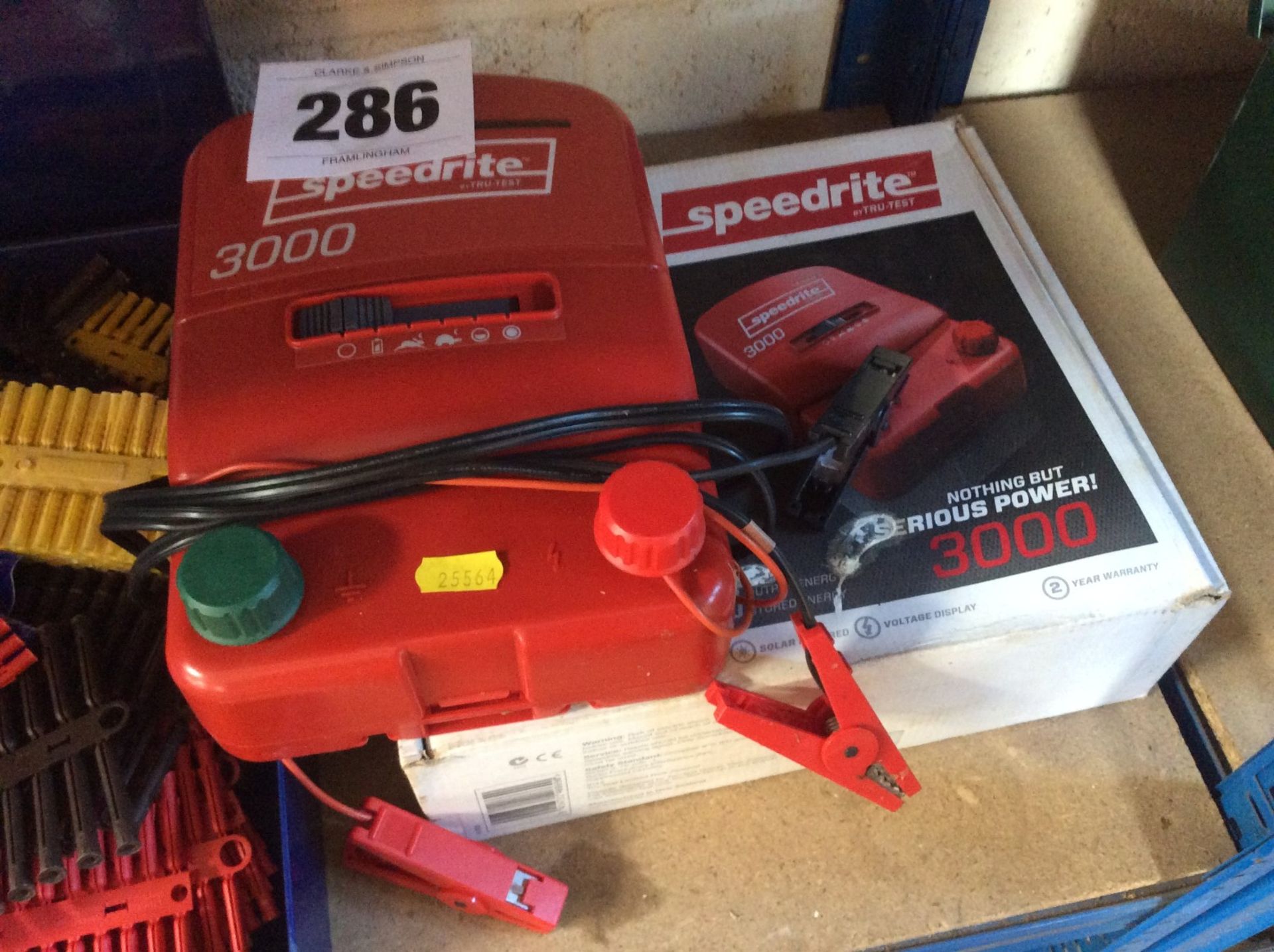 Speedrite 3000 electric fence unit.