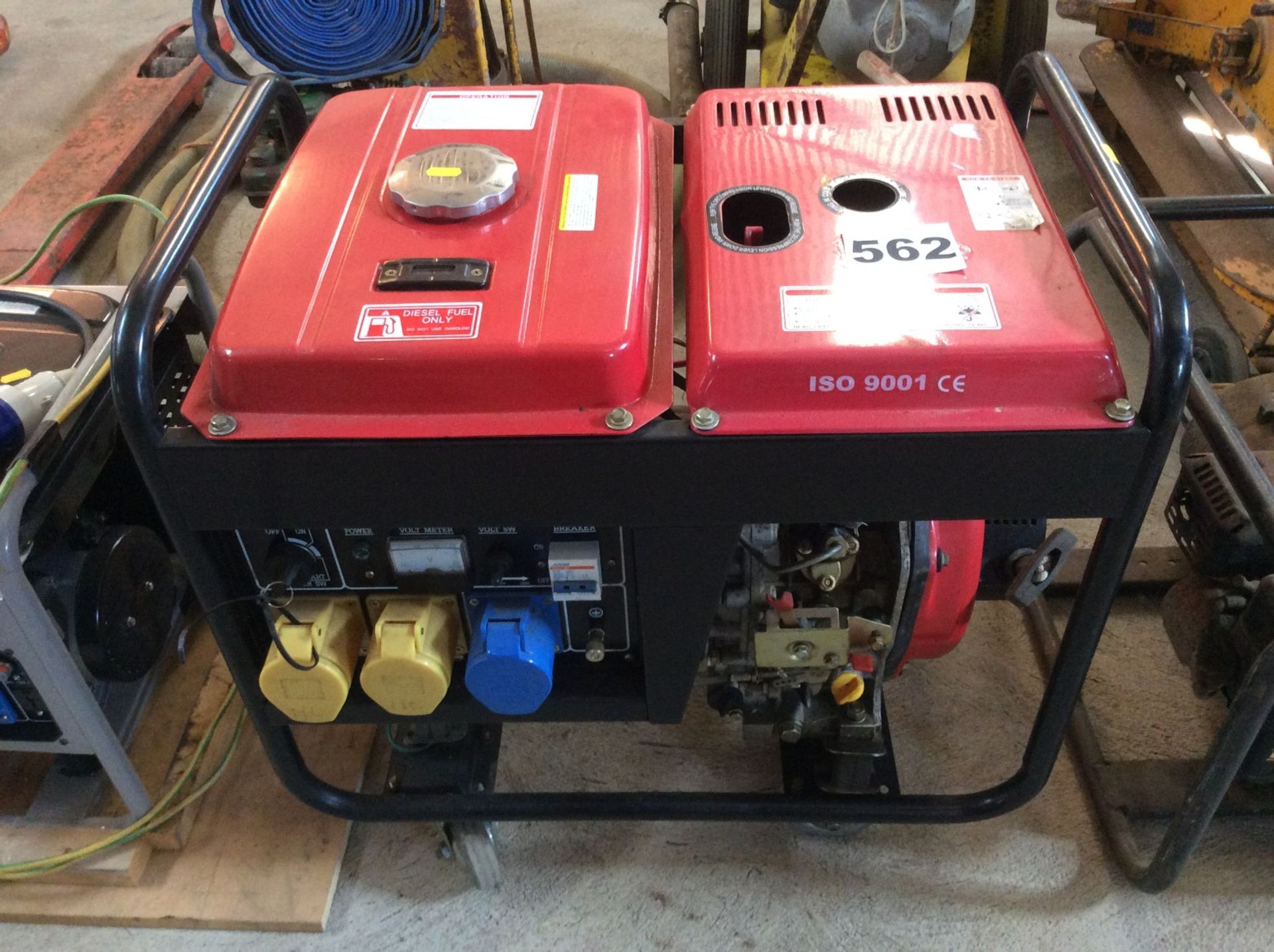 Diesel generator. 110 and 240v.
